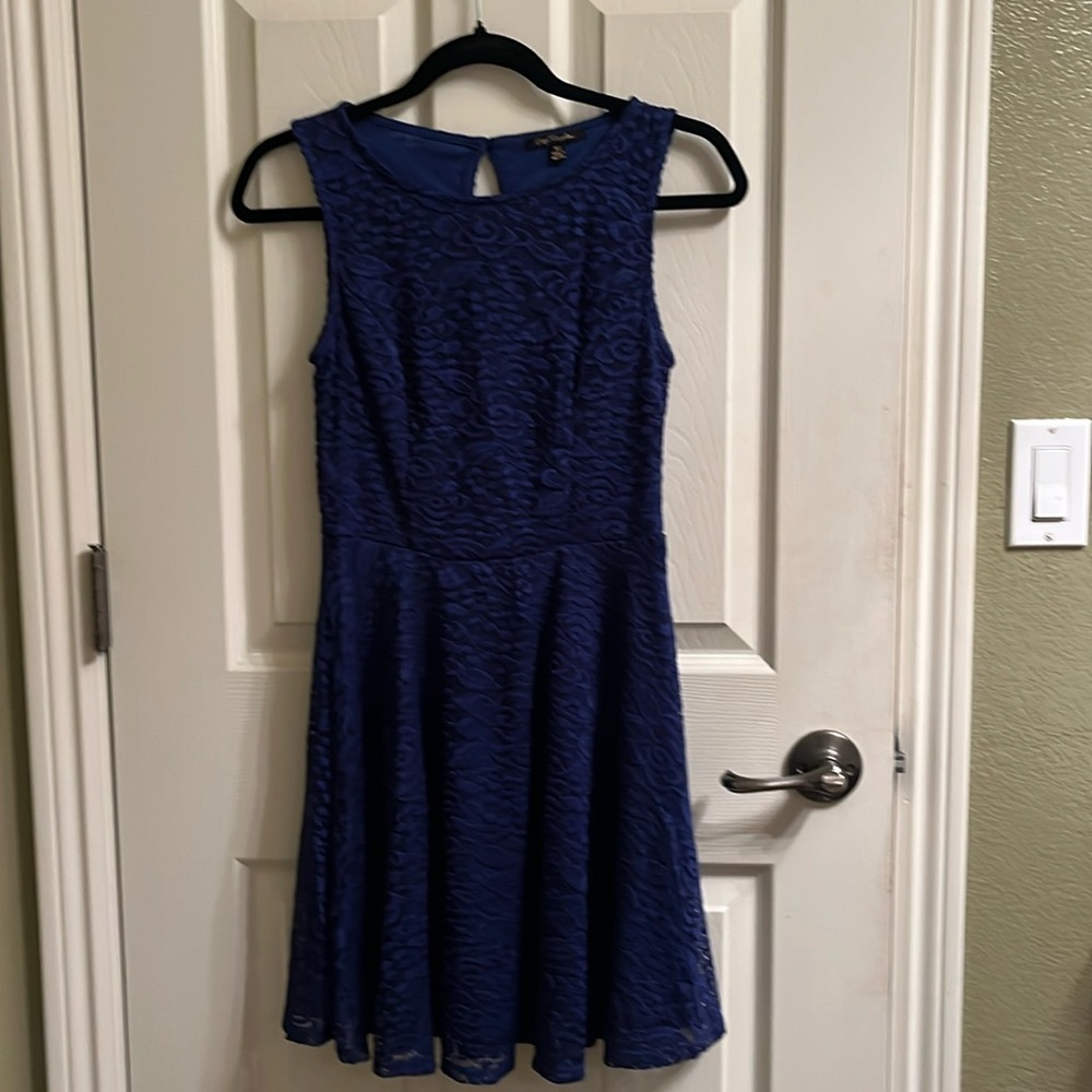 Cute royal blue part dress, size XS.